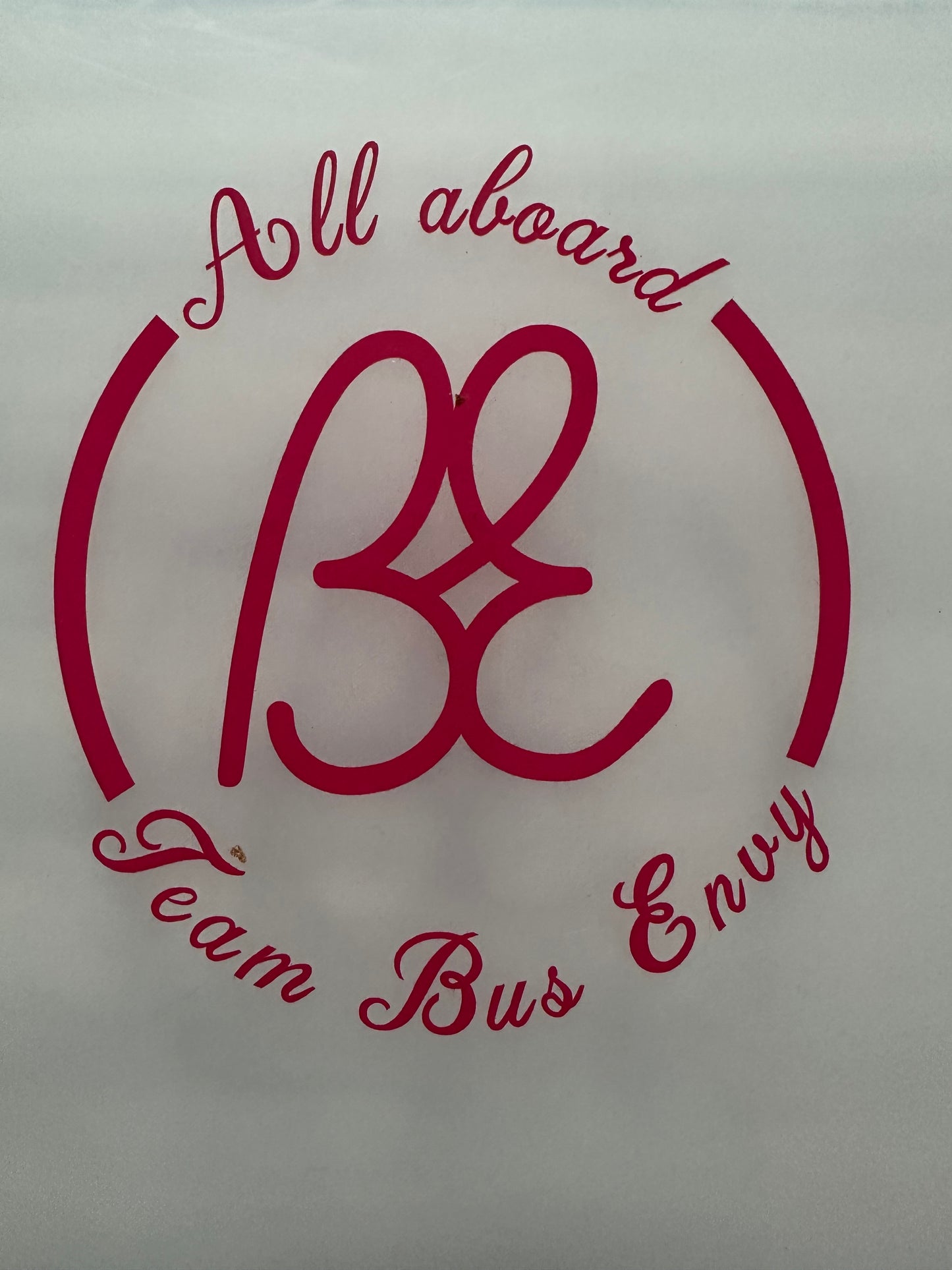 All Aboard - Team Bus Envy sticker