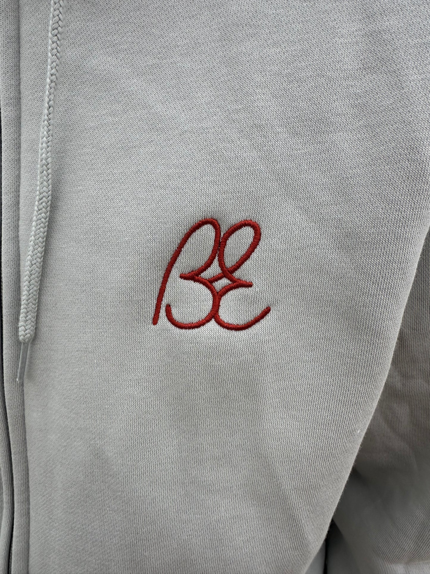 OG Bus Envy embroidered zip hoodie. Asphalt & copper