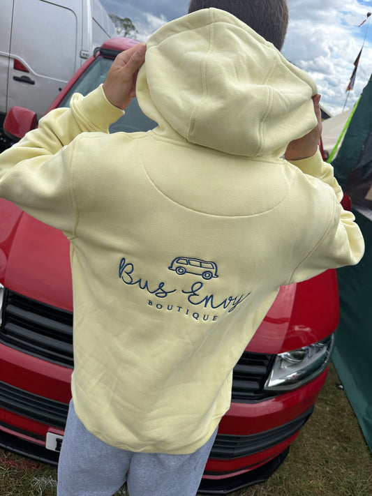OG Bus Envy embroidered hoodie. Sand & sea