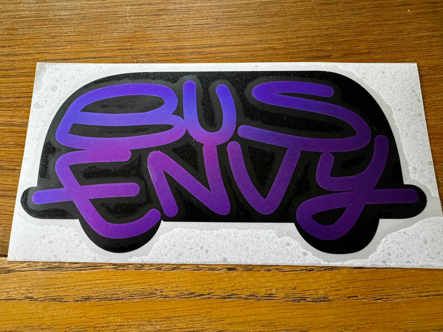 *SPECIAL ORDER* silhouette Bus Envy sticker. 200mm