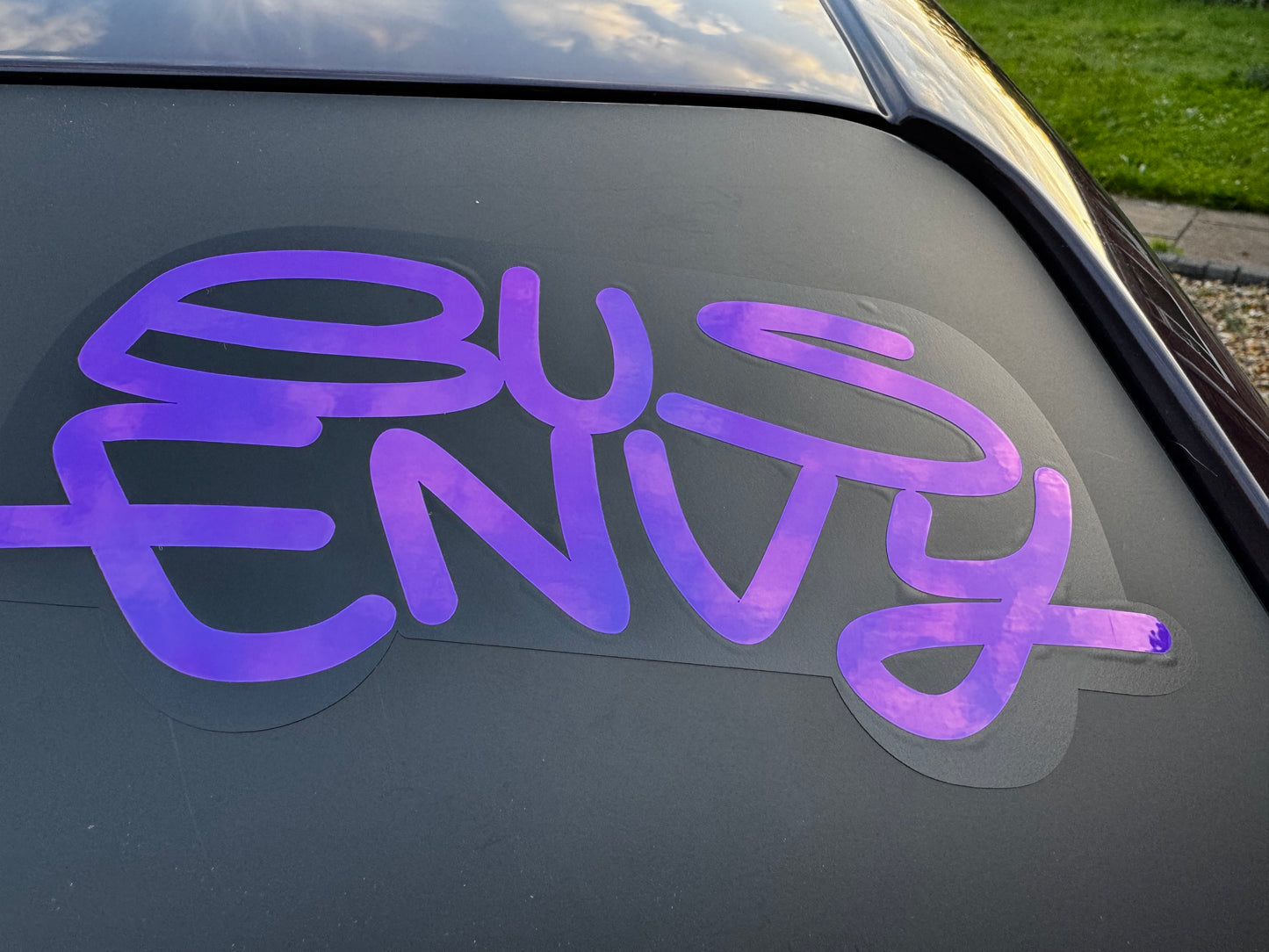 *SPECIAL ORDER* silhouette Bus Envy sticker. 200mm