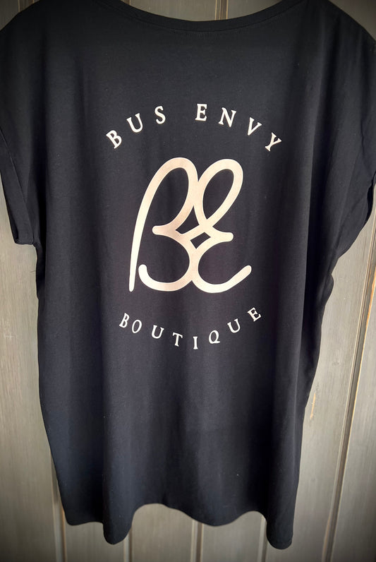 Ladies Short Sleeve black BE T-shirt