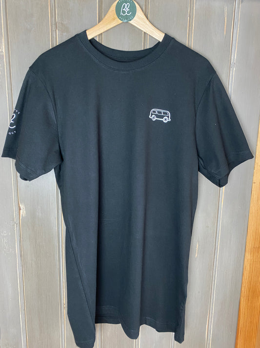 Premium Bus Envy T-Shirt. Black & white