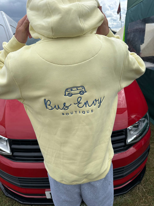 OG Bus Envy embroidered hoodie. Sand & sea