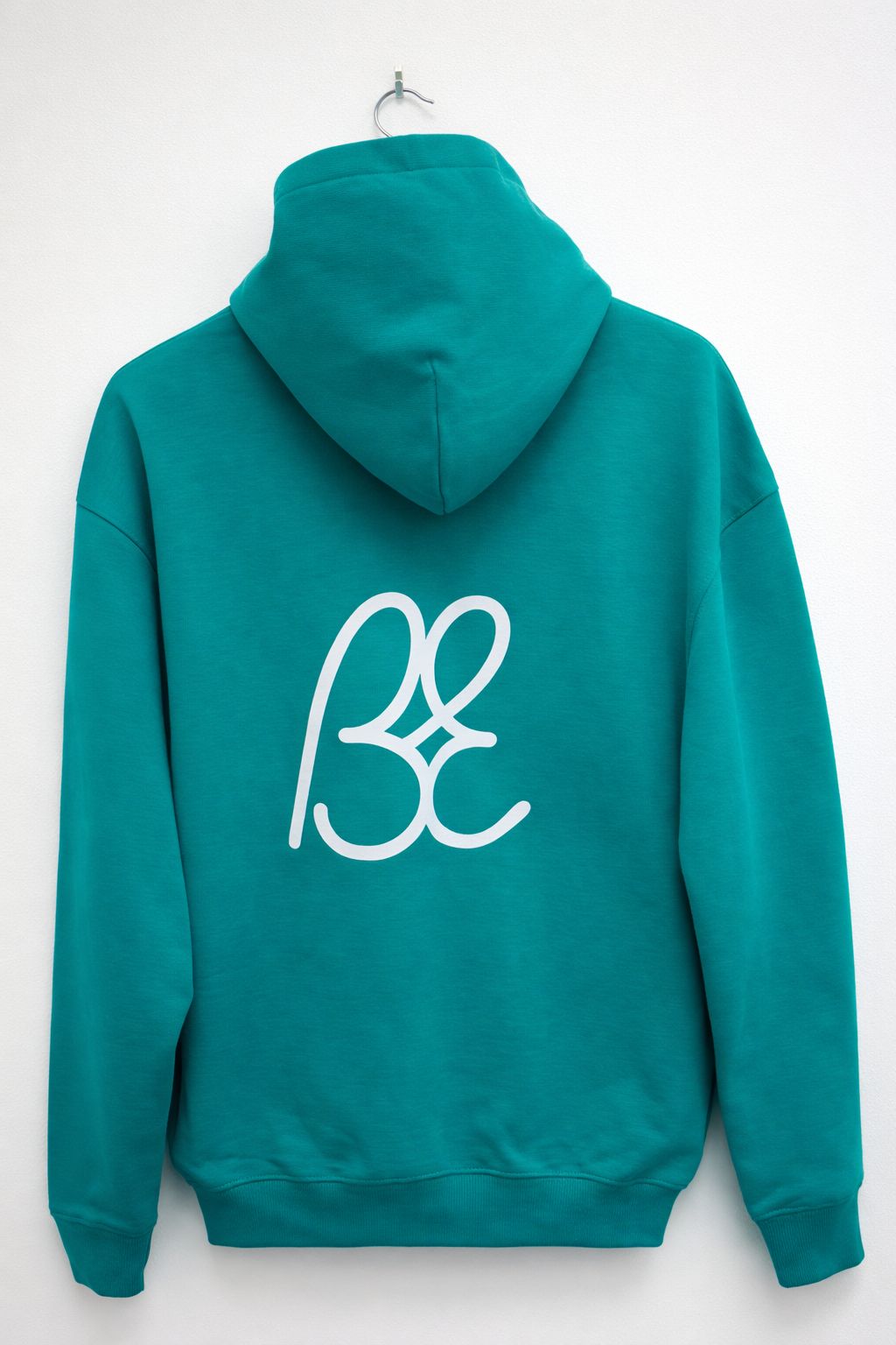 BE everyday heavyweight hood. Green & grey