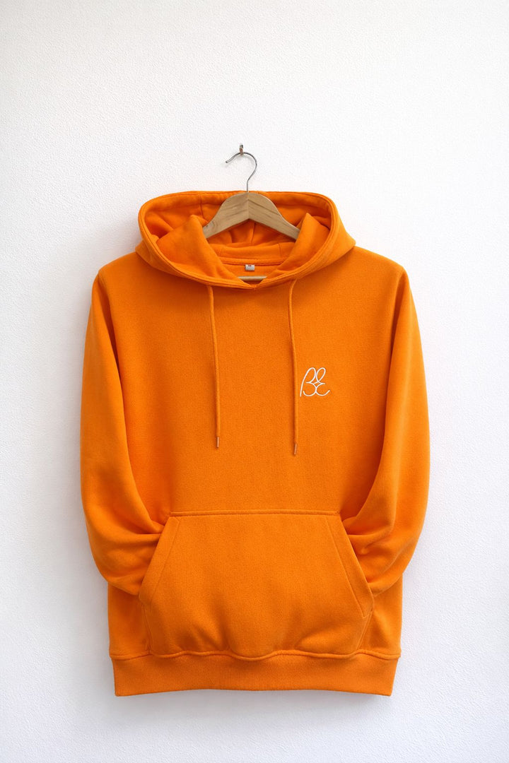 OG Bus Envy embroidered hoodie. Orange & white