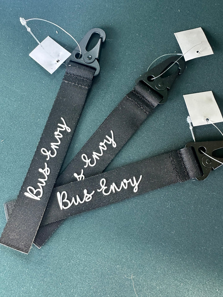Black signature Bus Envy keyring