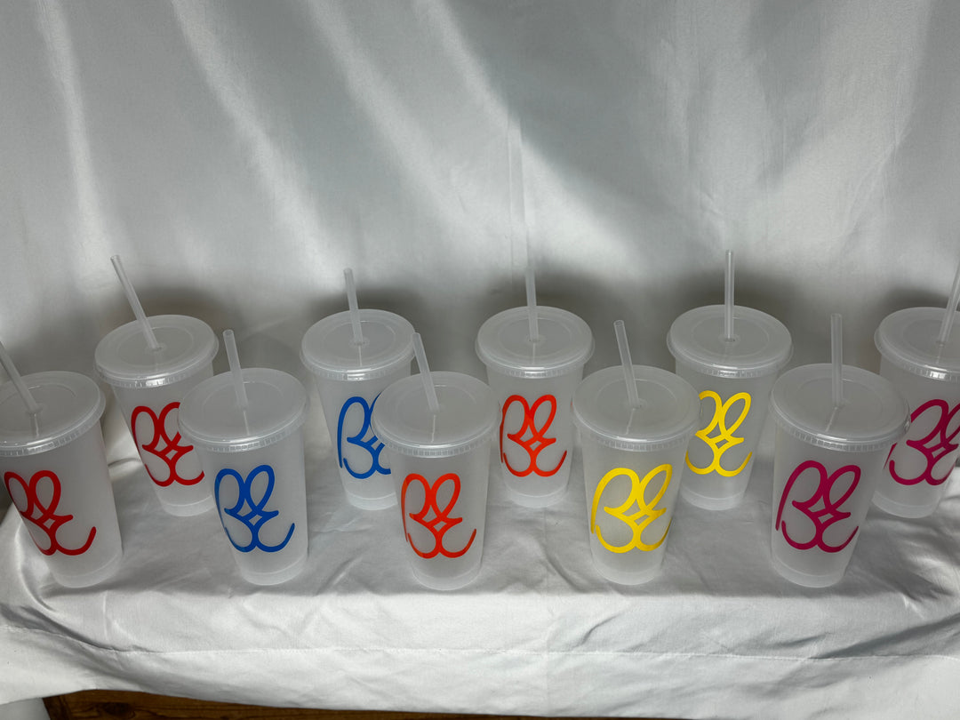 Bus Envy BE logo Festival / Party no-spill cups