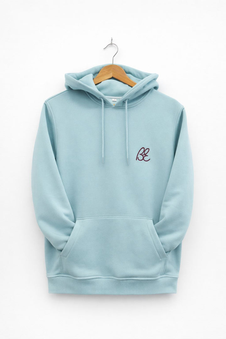 OG Bus Envy embroidered hoodie. Duck egg blue & plum