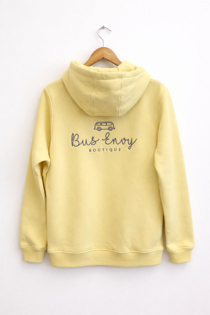 OG Bus Envy embroidered hoodie. Sand & sea