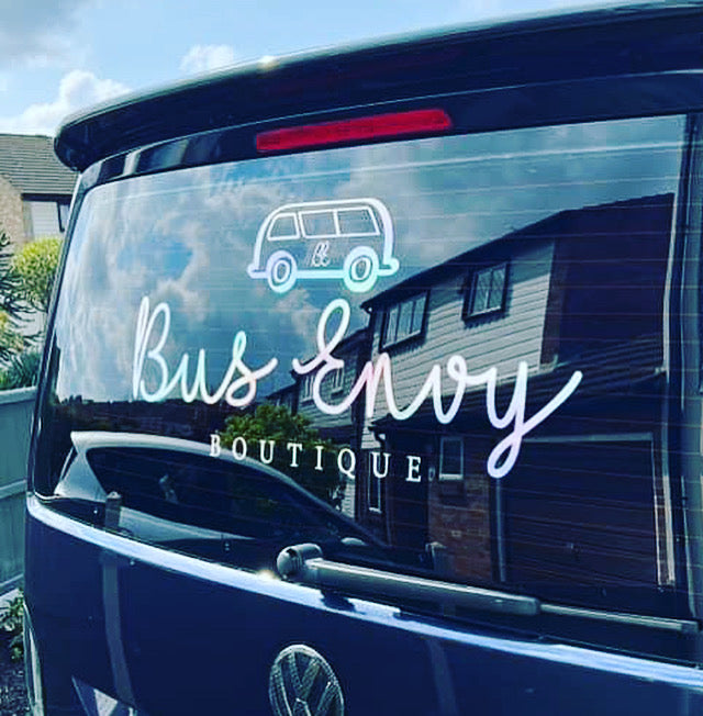 OG Bus Envy logo sticker. 600mm x 300mm