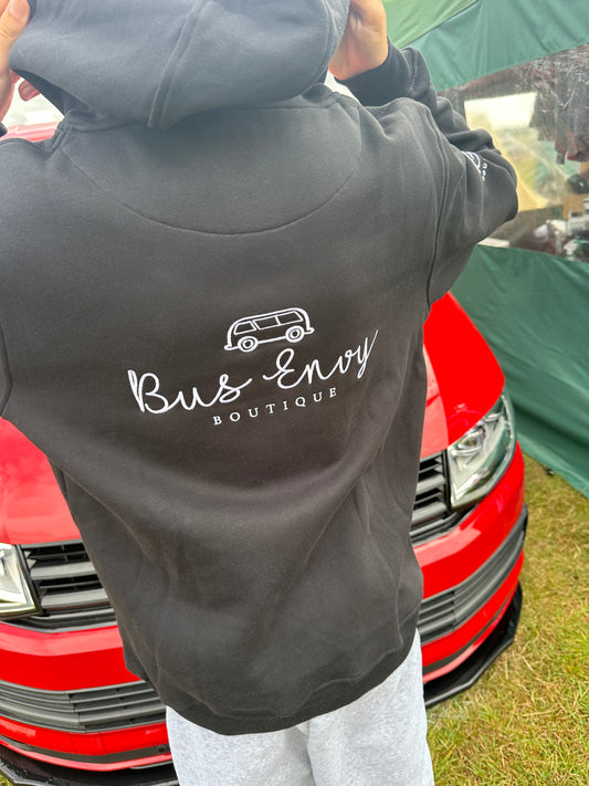 OG Bus Envy embroidered hoodie. Black & white