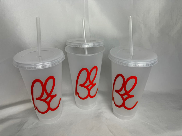 Bus Envy BE logo Festival / Party no-spill cups