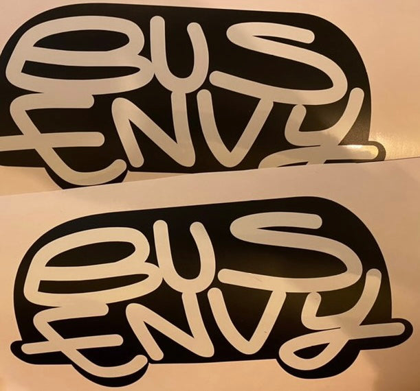 *SPECIAL ORDER* silhouette Bus Envy sticker. 200mm