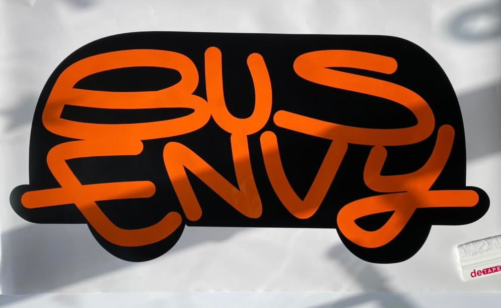 *SPECIAL ORDER* silhouette Bus Envy sticker. 200mm