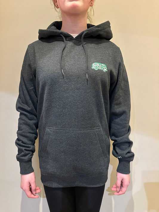 ALL NEW 'Bubble Bus' hoodie. Grey & green