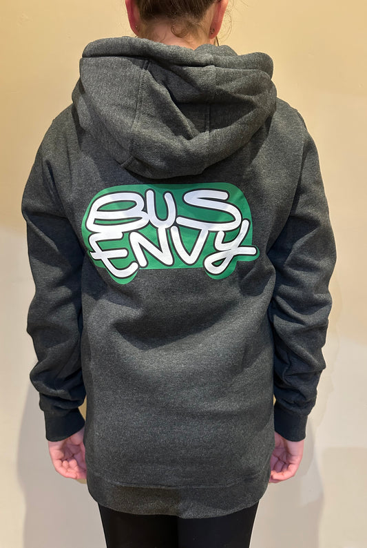 ALL NEW 'Bubble Bus' hoodie. Grey & green