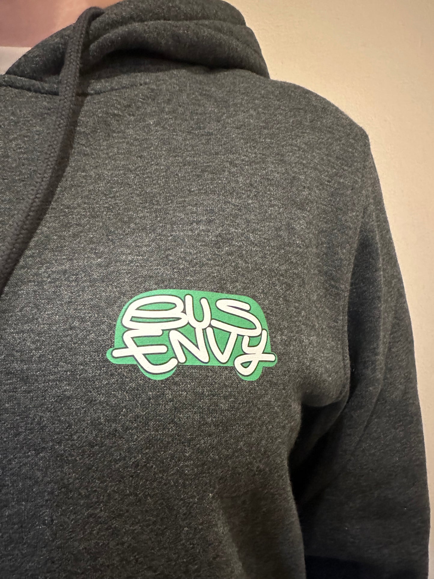 ALL NEW 'Bubble Bus' hoodie. Grey & green