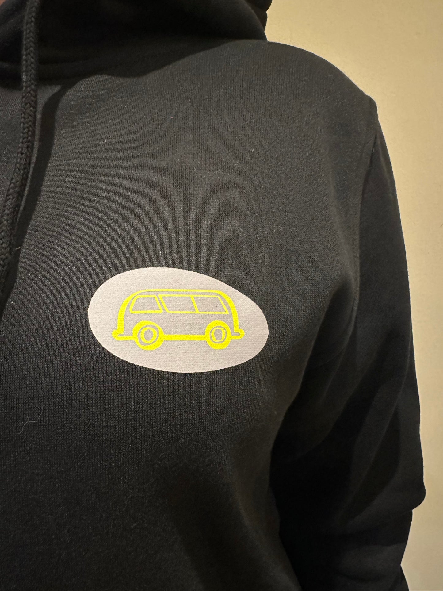 LAST FEW Candy 'Skull Bus' hoodie. Black