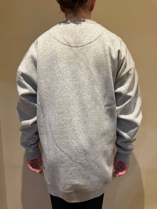 Premium Bus Envy crew neck sweatshirt. Heather grey & black