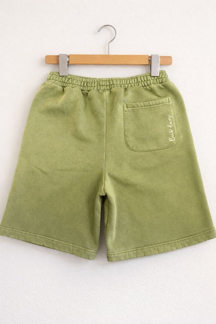 BE Heavyweight sweat shorts - Olive green