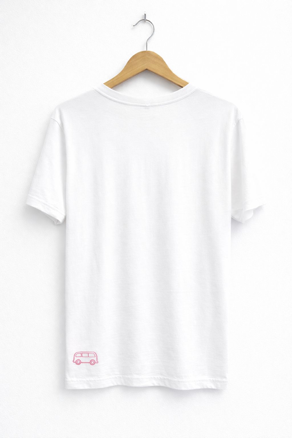 Everyday T-shirt. White & pink