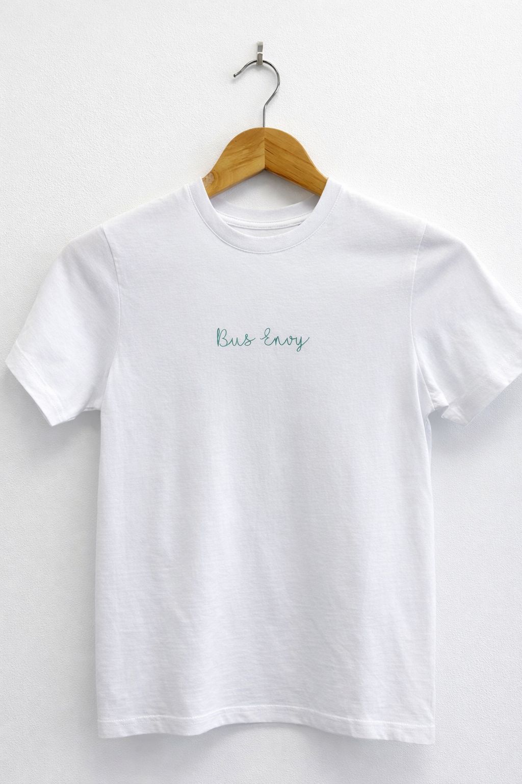 Bus Envy BE good and BE kind charity T-Shirt. White & green