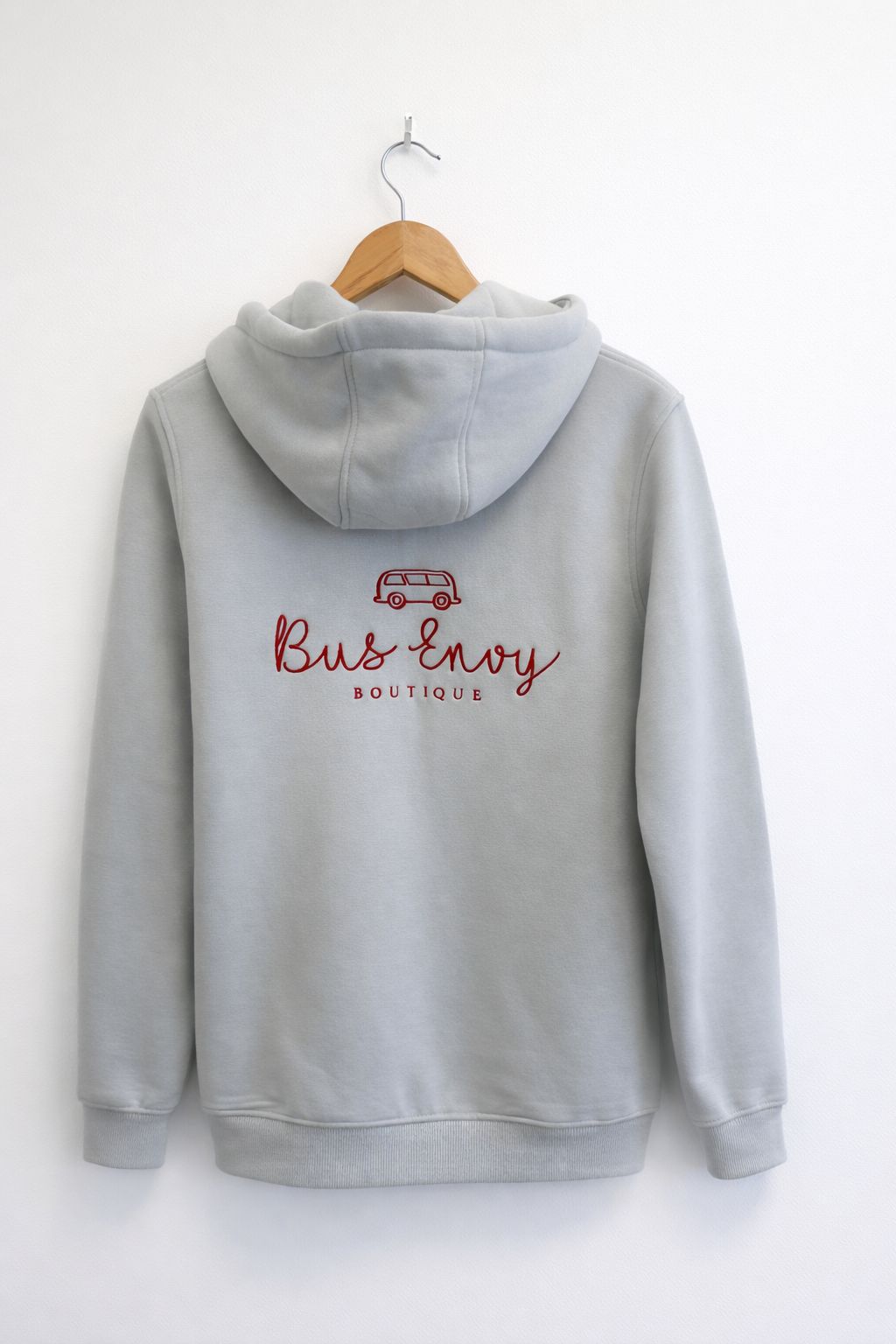 OG Bus Envy embroidered zip hoodie. Asphalt & copper