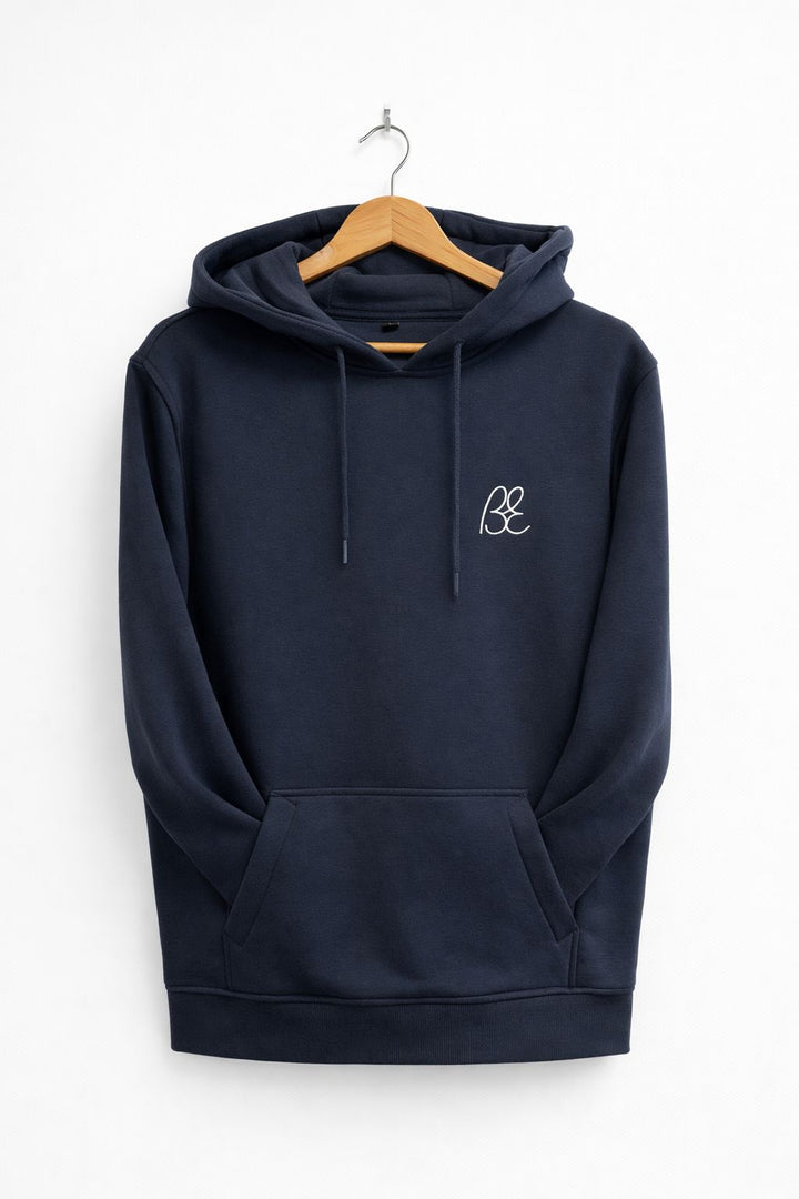OG Bus Envy embroidered hoodie. Navy blue &amp; cream