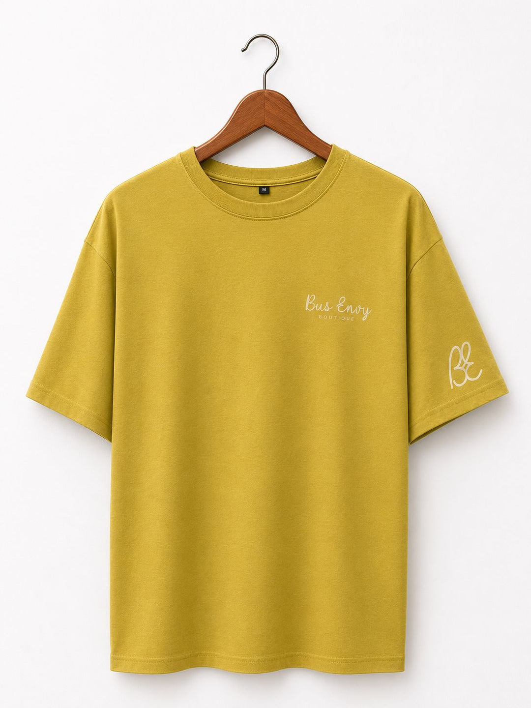 Heavy oversized Rolling Home T-shirt - Ochre Yellow