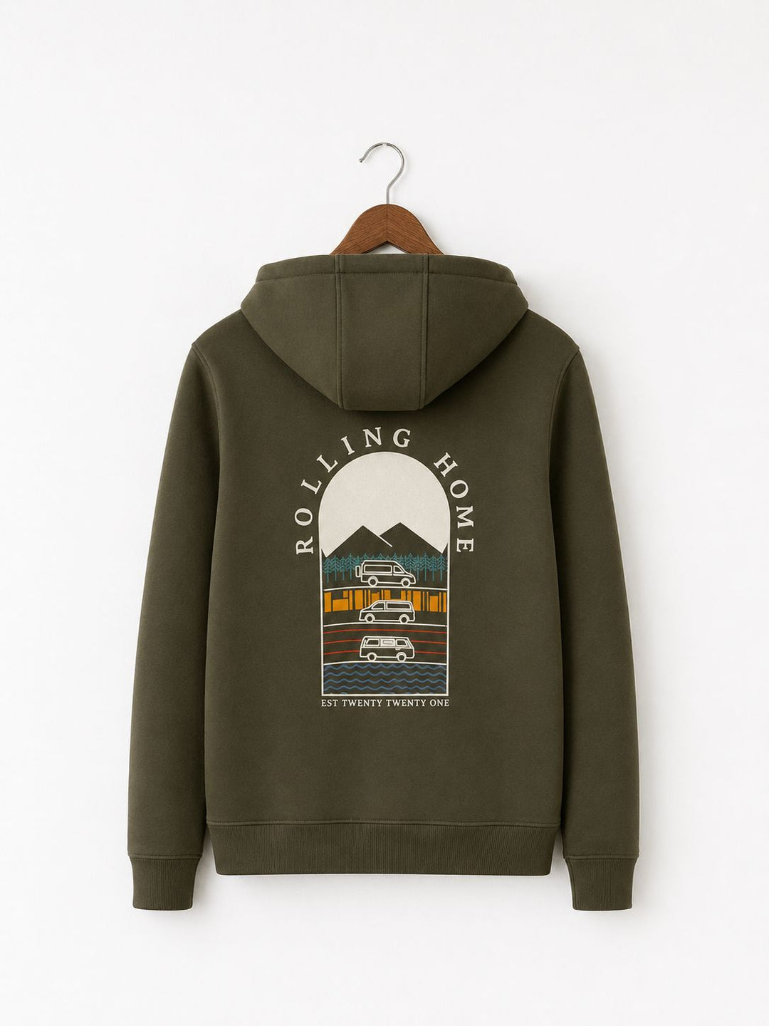 *NEW* Rolling Home hoodie - Khaki