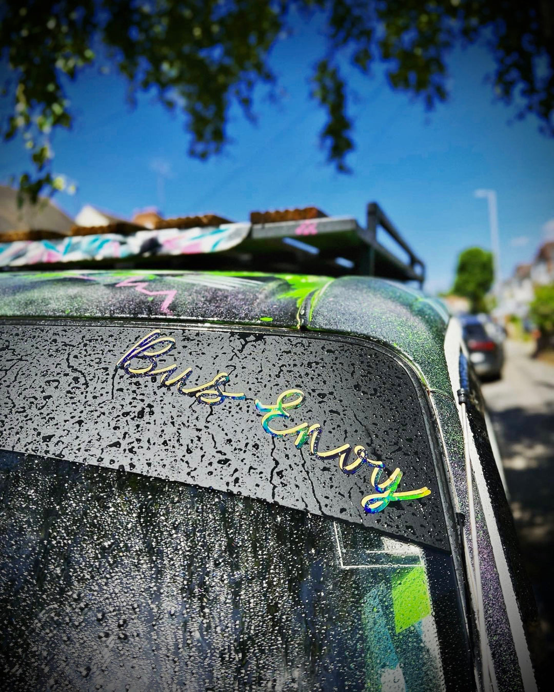 *SPECIAL ORDER* 200mm deep sun strip. Matte black